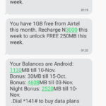 Airtel Free Internet Code