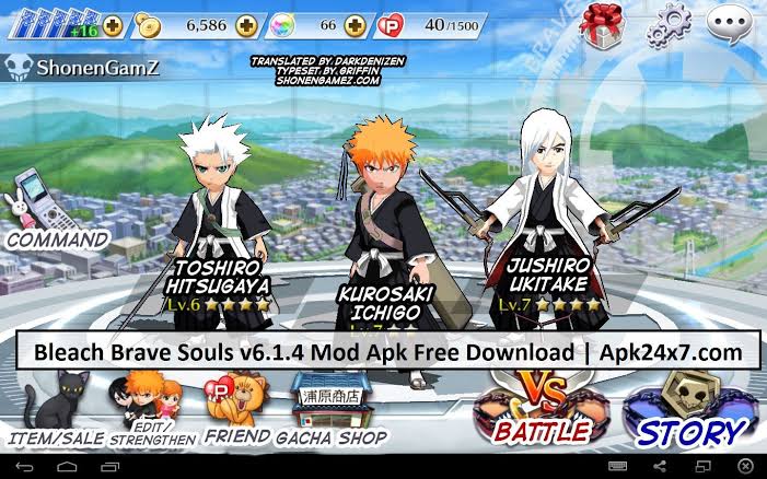 bleach brave souls mod apk