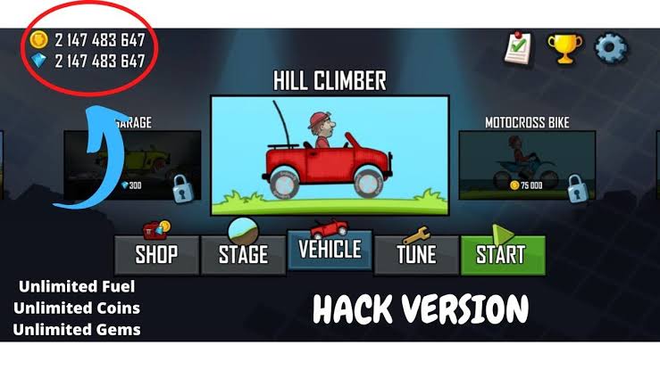 Hill Climb Racing 2 Mod Apk V1.43.1 (Unlimited Fuel, Money, Gems