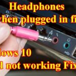 Headphone Jack Not Working PC