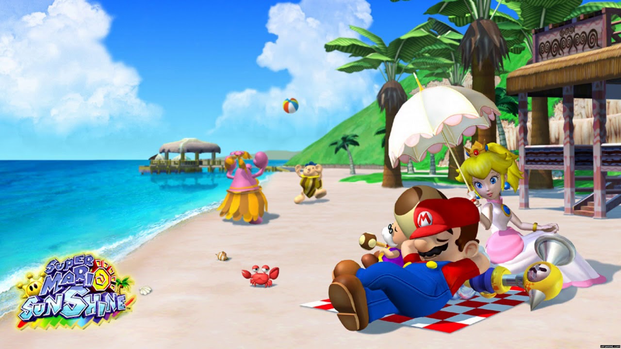 super mario sunshine cleaning island super mario sunshine cleaning island