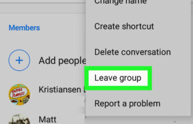 How To Leave A Group Chat On Android