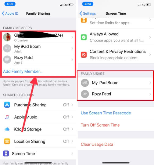 How to Fix Family Sharing Screen Time Not Working