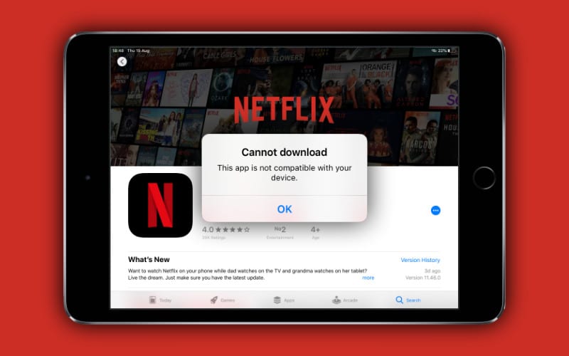 How to Fix Netflix Not Compatible with iPad