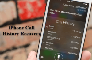 iPhone call history recovery free