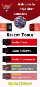 raje liker auto followers, raje liker old version apk download, raje liker referral code, raje liker new version, raje liker new v6_1 4 oct 21 apk, raje liker v6, top liker apk,