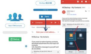 MCBackup – My Contacts Backup