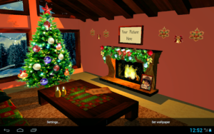 3D Christmas Fireplace HD Live Wallpaper HD APK