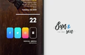 Sun and Sea for KWGT Pro APK