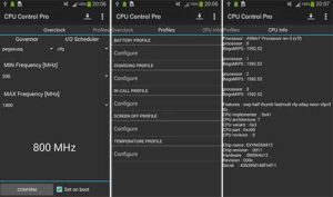 CPU Control Pro 3.1.5 Apk