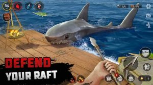 Raft Survival Ocean Nomad MOD + APK 1.212.3 (Unlimited Coins) for Android 2