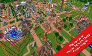 RollerCoaster Tycoon Touch MOD + APK 3.26.8 (Unlimited Money) for Android 1