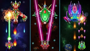 Galaxy Attack Alien Shooter MOD APK 40.2 (Menu Unlimited money, high damage) 2