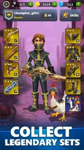 Heroics Epic Fantasy Legend MOD APK 3.4.13 (God mode Onehit) 1