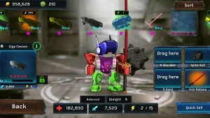 MegaBots Battle Arena MOD APK 3.75 (Menu, God mode) 1