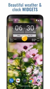 3D Flip Clock & Weather MOD APK 6.16.2 (Premium unlocked) 1