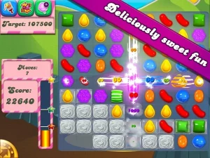 Candy Crush Saga MOD APK 1.240.1.1 (Unlocked level, Unlimited lives) 1