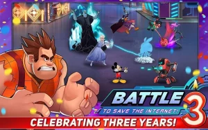 Disney Heroes Battle Mode MOD APK 4.4.10 (Unlimited skills Freeze enemy) 1