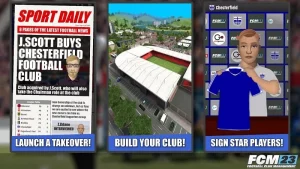 FCM23 Soccer Club Management MOD APK 1.1.7 (Unlimited money, points) 2