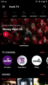 Hunk TV Android MOD APK 3.4 (Optimized No ads) 2