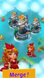 Merge Mermaids MOD APK 3.4.0 (Unlimited money) 1