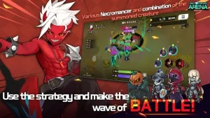 Necromancer Arena MOD APK 1.0.86 (Menu High DMG Dumb enemy Gold multiplier) 2