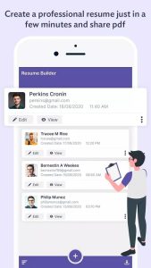 Professional Resume Builder MOD APK 1.13 (Unlocked Pro) 2