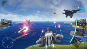 Sky Fighters 3D MOD APK 2.2 (Unlimited money, high rank, exp) 1