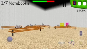 Baldi’s Basics MOD + APK 1.4.3 (Menu) on android 2