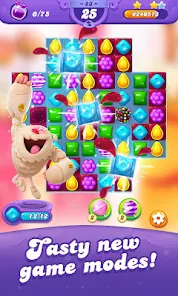 Candy Crush Friends Saga MOD + APK 1.96.1(Lives Moves) on android 1