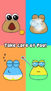 Pou MOD + APK 1.4.106 (Unlimited Coins) on android 1