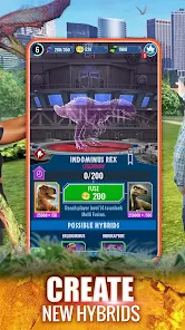 Jurassic World Alive MOD + APK 2.22.35 (Unlimited Battery) on android 2