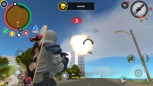 Rope Hero Mafia City Wars MOD + APK 1.3.4 (Unlimited Money) on android 2