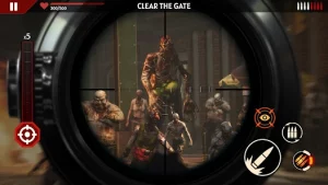 SNIPER ZOMBIE 3D MOD + APK 2.25.2 (Unlimited Money) on android 2