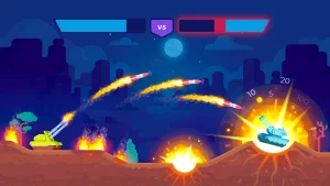 Tank Stars MOD + APK 1.7.8.1 (Unlimited Money) on android 2