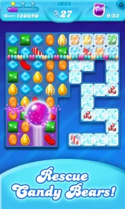 Candy Crush Soda Saga MOD + APK 1.240.4 (Many Moves) on android 1