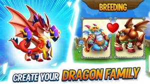 Dragon City MOD + APK 23.3.0 on android 1