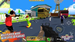 Dude Theft Wars MOD + APK 0.9.0.9a (Unlimited Money) on android 2