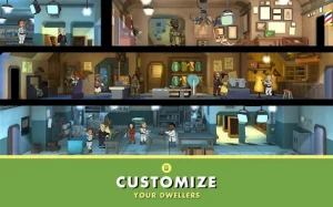 Fallout Shelter MOD + APK 1.15.8 (Unlimited Money) on android 2