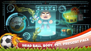Head Soccer MOD + APK 6.17.2 (Unlimited Money) on android 1