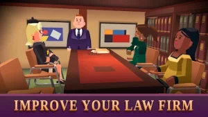 Law Empire Tycoon MOD + APK 2.0.5 ( Unlimited Money) on android 2