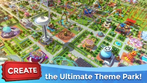 RollerCoaster Tycoon Touch MOD + APK 3.30.10 (Unlimited Money on android 1